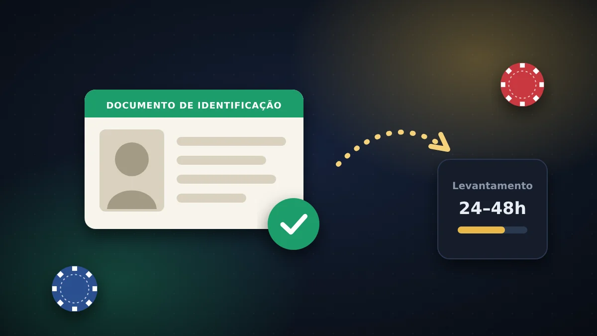 Documento de identificação verificado e prazo de levantamento
