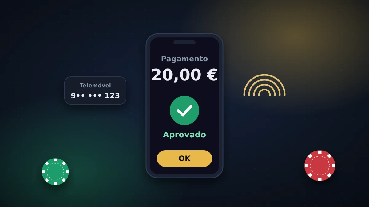 Telemóvel com pagamento aprovado numa aplicação